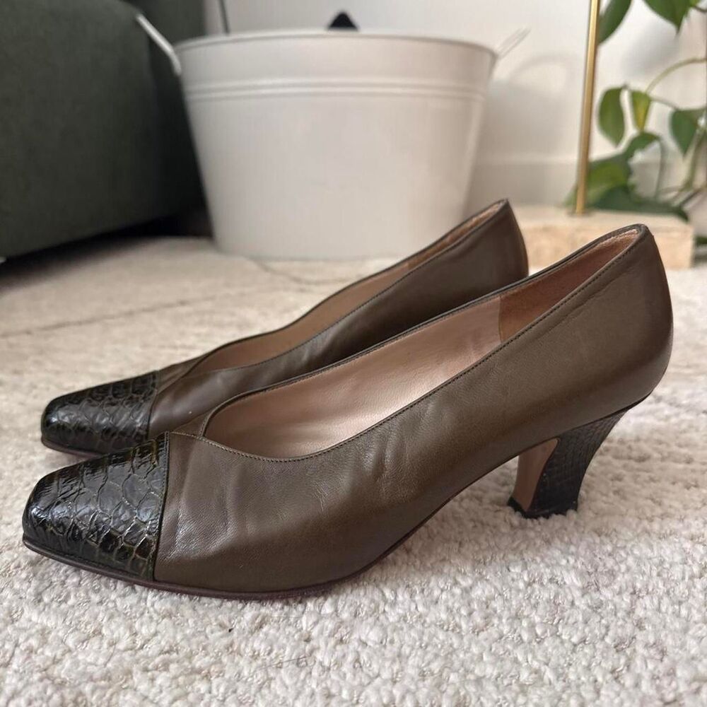 Bruno-magli Women's Khaki and Green Courts